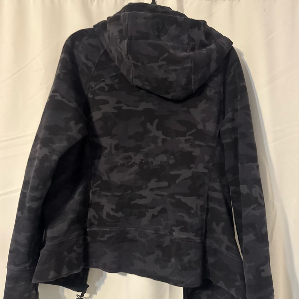 lululemon athletica black Camouflage Scuba Jacket